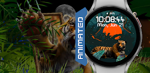 Watch Face Wear OS Tiger Screenshot 1