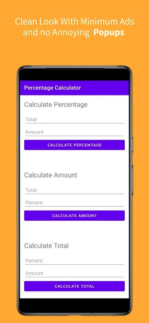 Percentage Calculator Screenshot 1