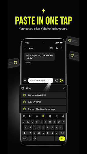 Offline clipboard text manager Screenshot 1
