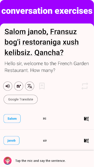 Uzbek - Listening Speaking Screenshot 3