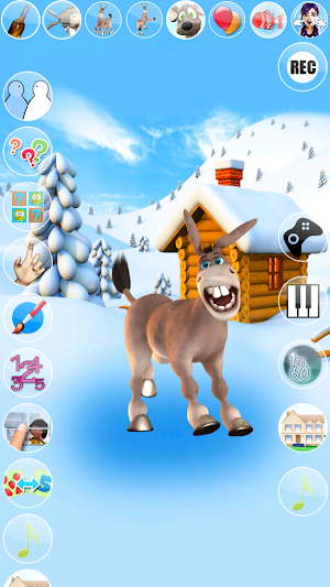 Talking Donald Donkey Ice Fun Screenshot 1