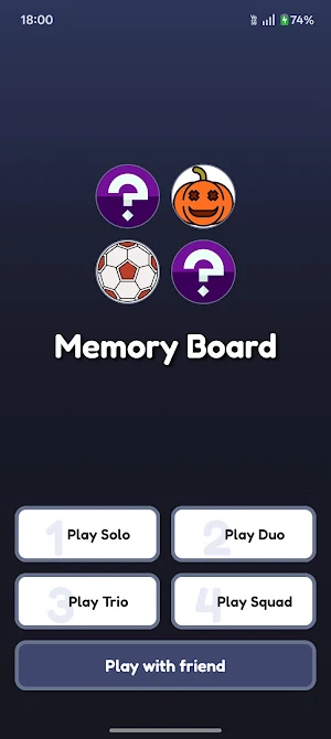 Memory Board: Brain Game Screenshot 0