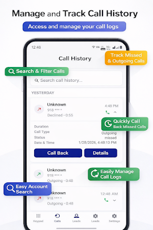 MetroLeads Comms Screenshot 2