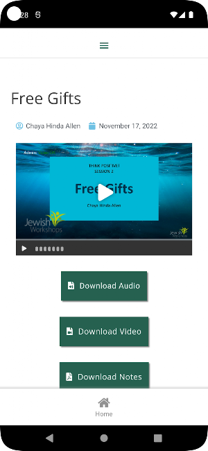 Jewish Workshops Screenshot 3