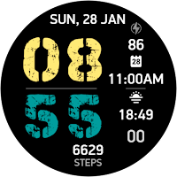 ALX22 LCD Watch Face