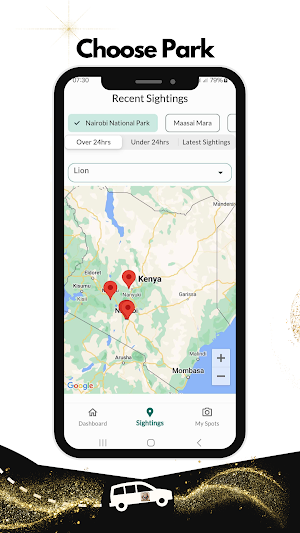 Safari Driver Screenshot 2