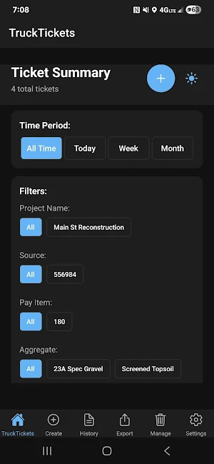 TruckTickets Screenshot 0