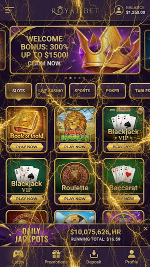 RoyalBet Screenshot 1
