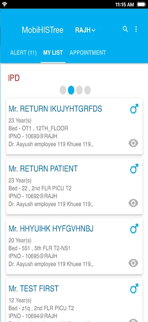 RxDx Doctors MobiHISTree Screenshot 2