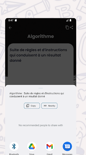 Dictionnaire Mathématiques Screenshot 3