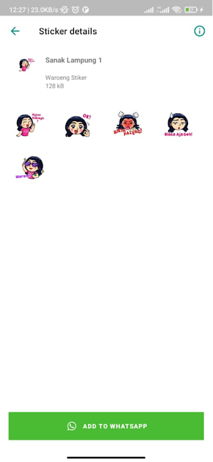 Sticker Sanak Lampung Screenshot 2