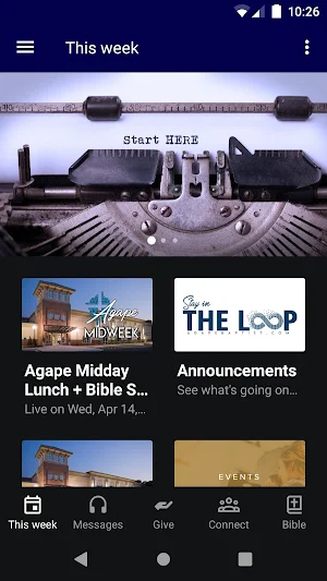 Agape Baptist Scottsboro Screenshot 0