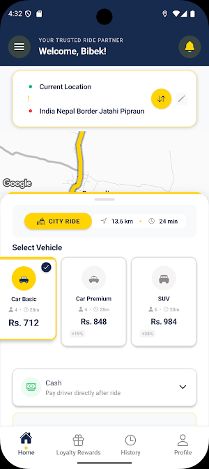 SubhYatra - Ride booking app Screenshot 3