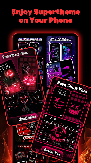 Horror Fun Smile Face Theme Screenshot 2