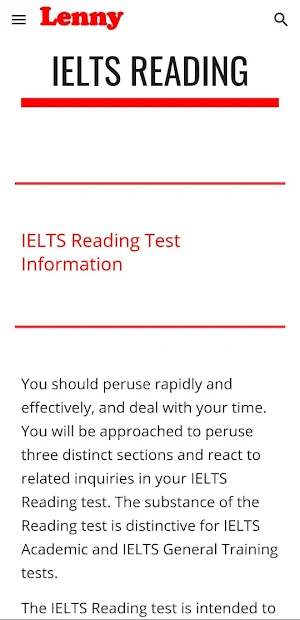 Lenny IELTS Screenshot 3