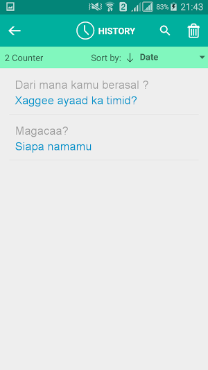 Somali Indonesian Translator Screenshot 3