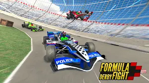 Formula Car Crash Derby : Demolish Car Games 2020 Screenshot 3