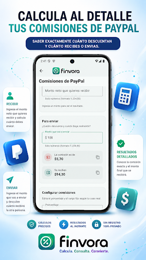 Finvora: Dólar y Comisiones Screenshot 1