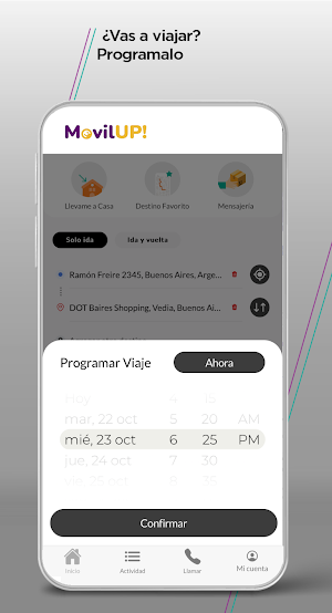 MovilUp! Screenshot 1