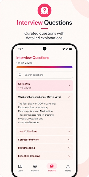Java Backend Engineer - Learn Screenshot 2