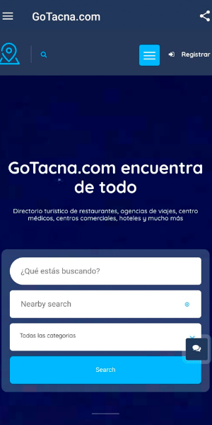 Directorio Turístico de Tacna - GoTacna.com Screenshot 1