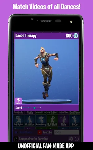 Dances from Fortnite (Emotes, Shop, Wallpapers) Screenshot 1