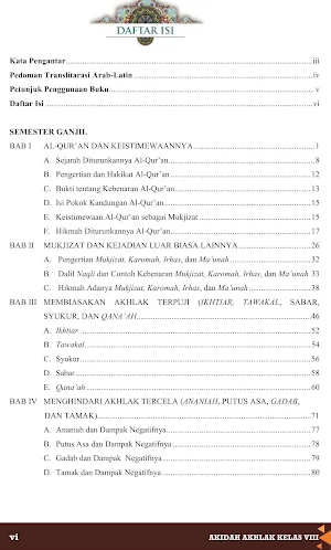Akidah Akhlak MTs VIII 2020 Screenshot 1