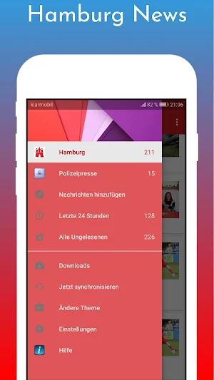 Hamburg Zeitungen Screenshot 0