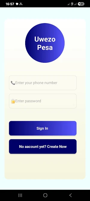 Uwezo Pesa Screenshot 1