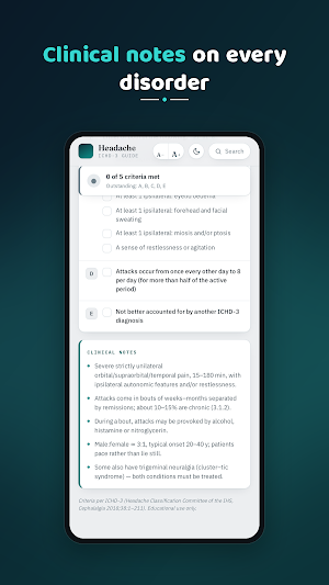 Headache ICHD3 Screenshot 3