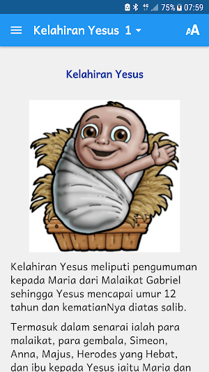 Bibleview - Kelahiran Yesus Screenshot 0