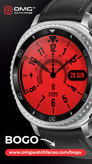 OMG 413 - Analog Watch Face Screenshot 3