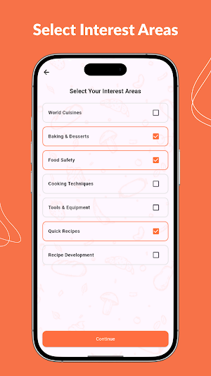 Chef Learning - Quiz & Recipes Screenshot 1