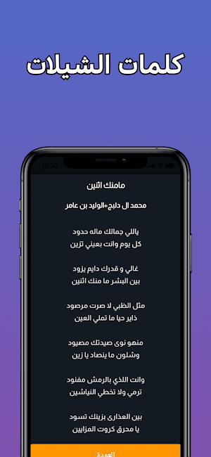 شيلات بدون نت 2023 + الكلمات Screenshot 2