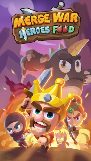 Mergewar: Heroes & Foods Screenshot 0
