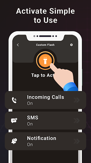 Flashlight Call & Notification Screenshot 3
