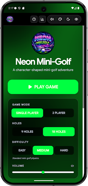 Neon Mini Golf Offline No Wifi Screenshot 1