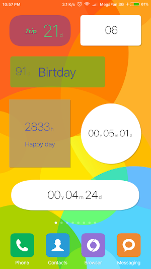 Widget countdown Screenshot 0