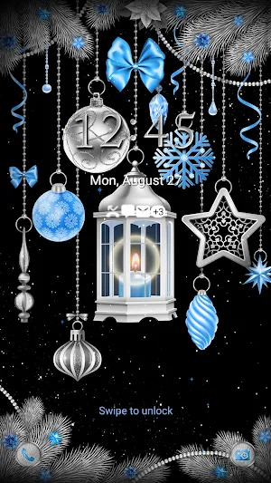 Winter Lantern - Wallpaper Screenshot 1