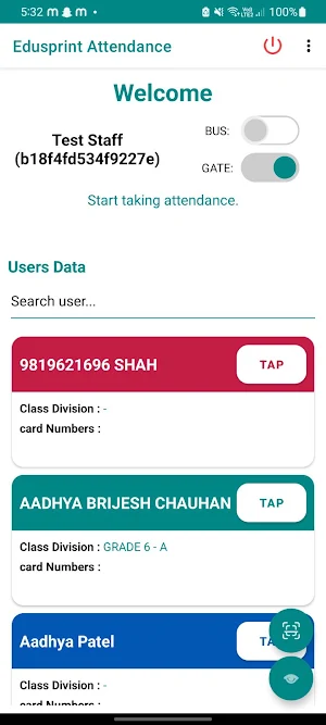 Edusprint Attendance Screenshot 0