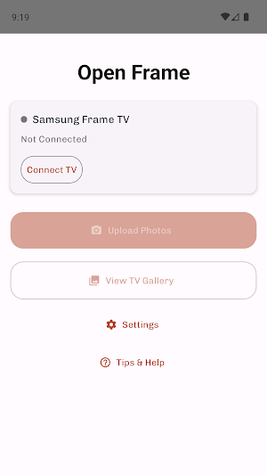 Open Frame: Samsung Frame TV Screenshot 3