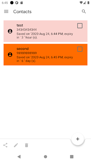 Timed Contacts Temporary/perio Screenshot 0