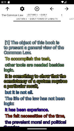 zBook: The Common Law Screenshot 1