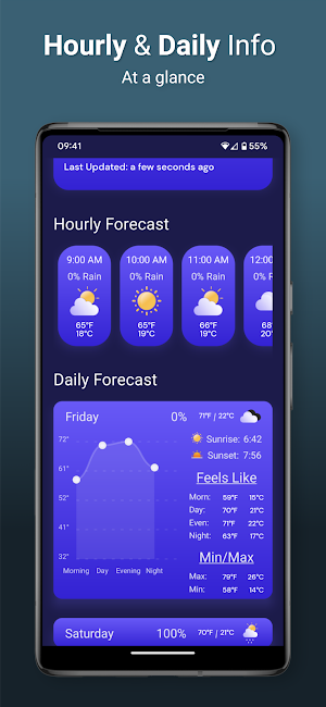 DualTemp Weather Screenshot 2