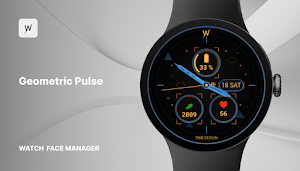 Geometric Pulse Watch Face Screenshot 0