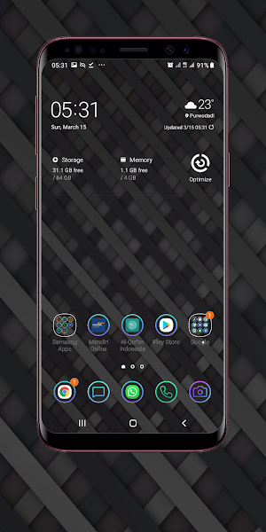 Gray Wallpaper Screenshot 2