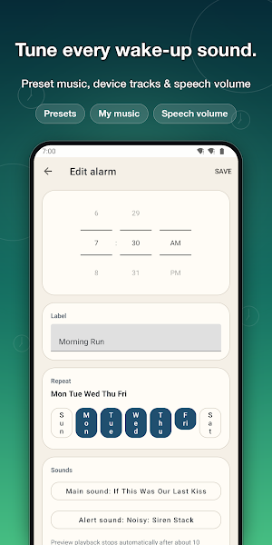 Announcement Useful Alarm Screenshot 1