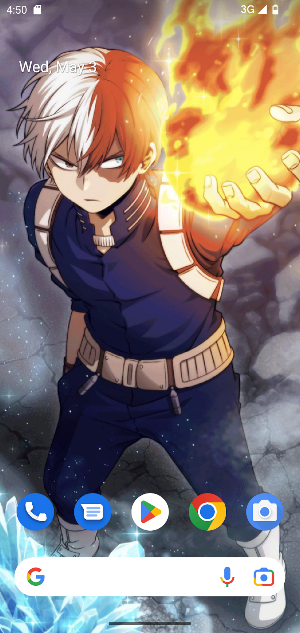 Shoto Todoroki Hero Wallpaper screenshot 5