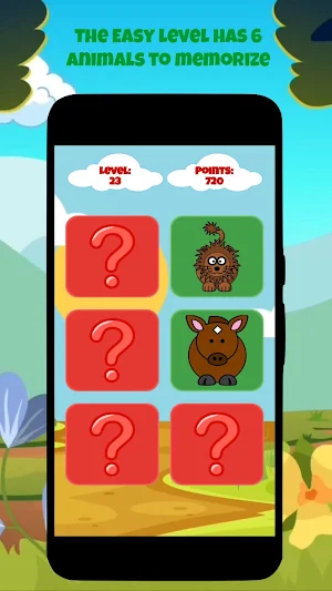 Funny Animals: Memory Game Screenshot 1