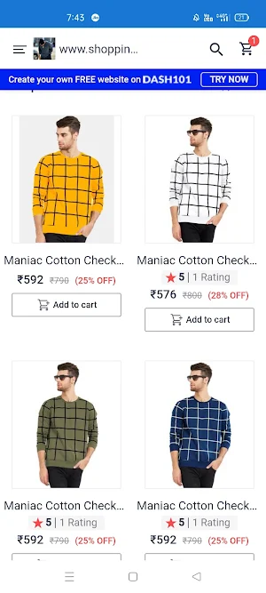 Shopping app mobile accessorie Screenshot 0